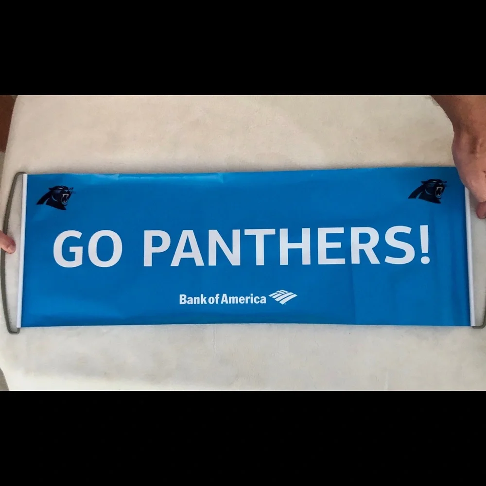 Carolina Panthers Poster Rollout Banner
